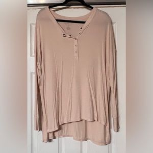 American Eagle pink lounge shirt